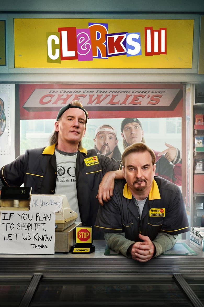 Clerks III (2022) movie - woke score, DEI themes, and editorial review on Woke or Not