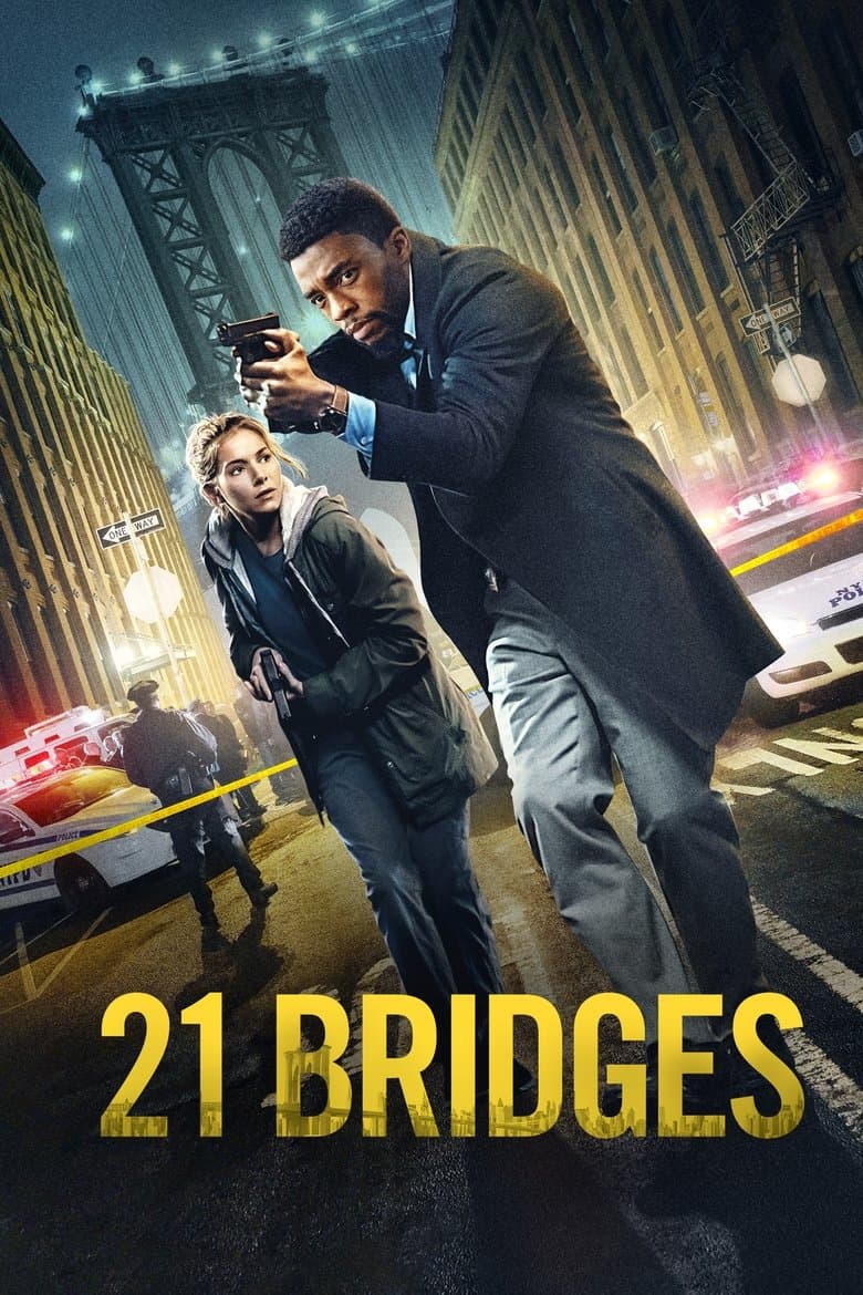 21 Bridges (2019) movie - woke score, DEI themes, and editorial review on Woke or Not