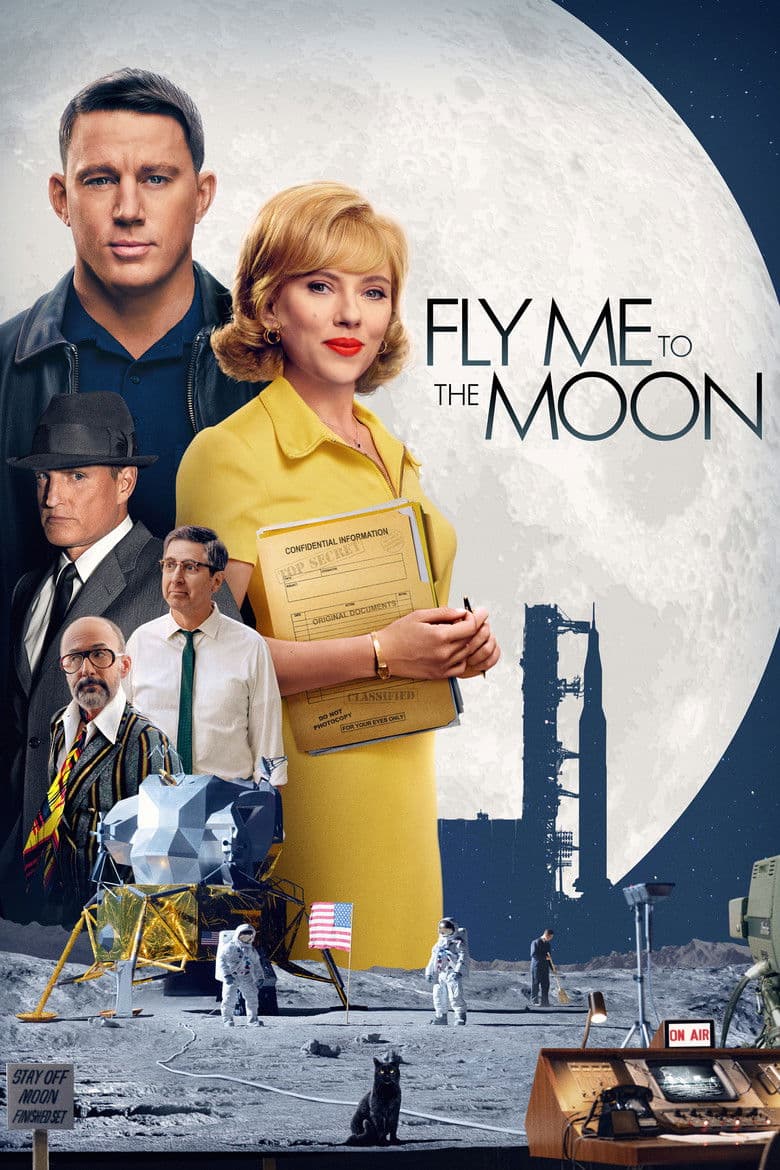 Fly Me to the Moon (2024) movie - woke score, DEI themes, and editorial review on Woke or Not