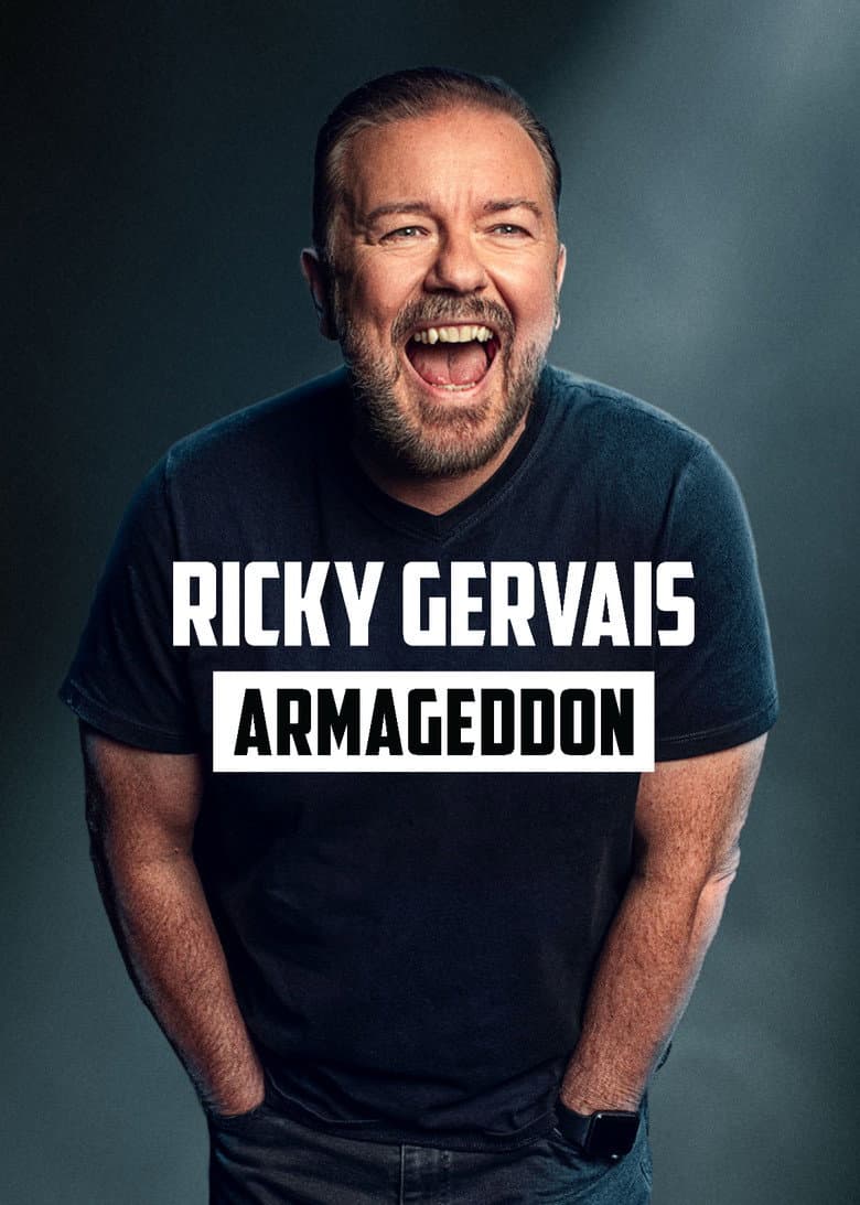 Ricky Gervais: Armageddon (2023) movie - woke score, DEI themes, and editorial review on Woke or Not